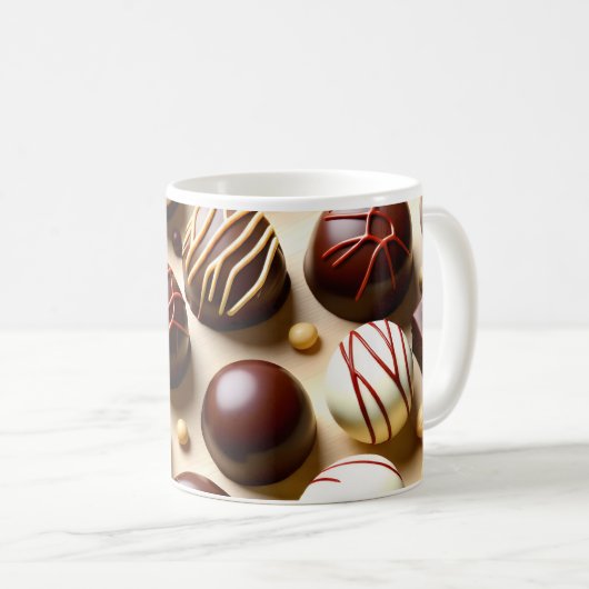 chocolade mok (Voorkant rechts)