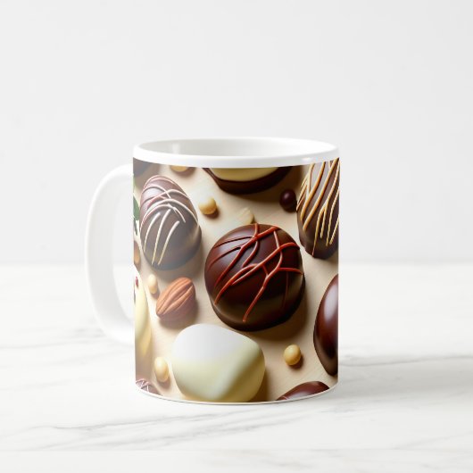 chocolade mok (Voorkant links)