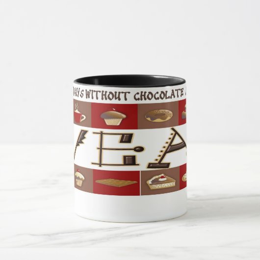 chocolade mok (Midden)