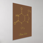 Chocolade Molecule Folie Afdrukken (Laagn)