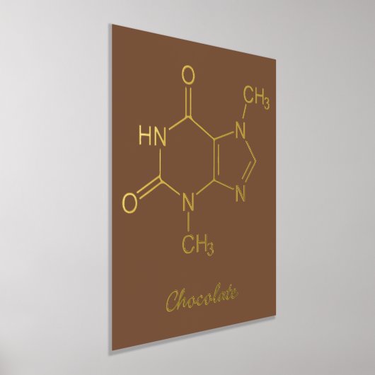 Chocolade Molecule Folie Afdrukken (Laagn)