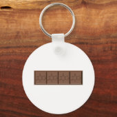 Chocolade Molecule Sleutelhanger (Voorkant)