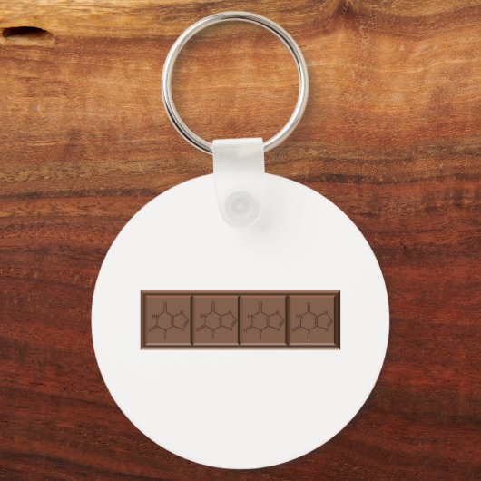 Chocolade Molecule Sleutelhanger (Voorkant)