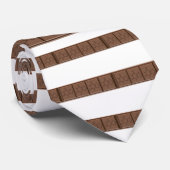 Chocolade Molecule Stropdas (Opgerold)