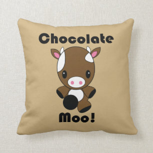 Chocolade Moo Kawaii Koudekussens Kussen