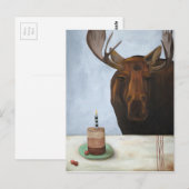 Chocolade Moose Briefkaart (Voorkant / Achterkant)