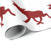 Chocolade Moose Cadeaupapier (Rol Hoek)