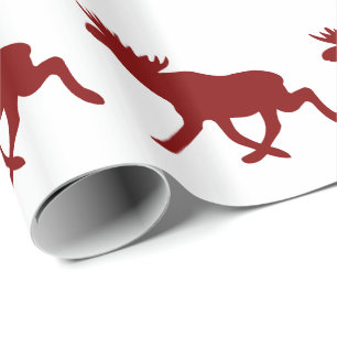 Chocolade Moose Cadeaupapier