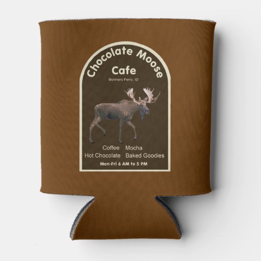Chocolade Moose Cafe Blikjeskoeler (Voorkant)
