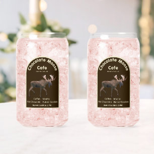 Chocolade Moose Cafe Blikvorm Glas