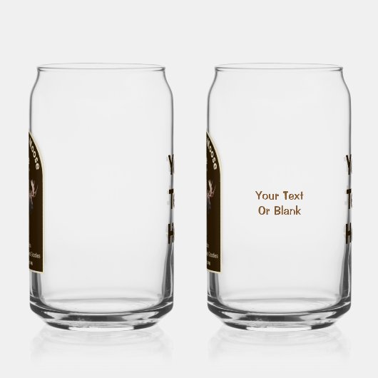 Chocolade Moose Cafe Blikvorm Glas (Links)