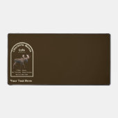 Chocolade Moose Cafe Bureaumat (Voorkant)