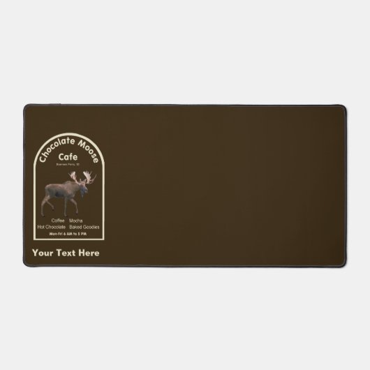 Chocolade Moose Cafe Bureaumat (Voorkant)