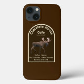 Chocolade Moose Cafe Case-Mate iPhone Case (Achterkant)