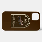 Chocolade Moose Cafe Case-Mate iPhone Case (Achterkant (horizontaal))