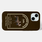 Chocolade Moose Cafe Case-Mate iPhone Case (Achterkant (horizontaal))