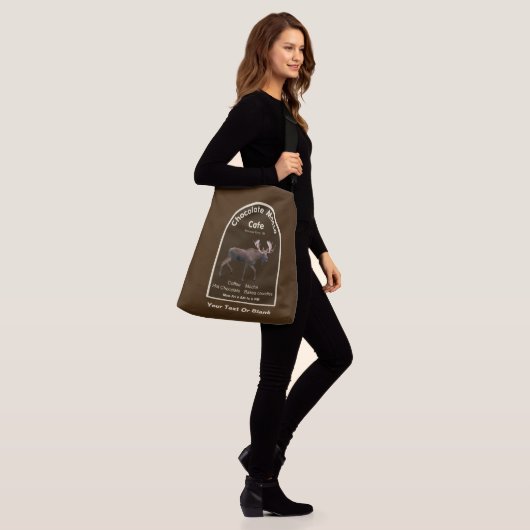 Chocolade Moose Cafe Crossbody Tas (Op model)