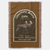 Chocolade Moose Cafe Deken (Voorkant Verticaal)