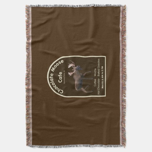 Chocolade Moose Cafe Deken (Voorkant Verticaal)