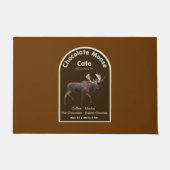 Chocolade Moose Cafe Deurmat (Voorkant)