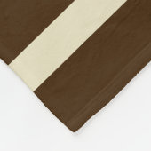 Chocolade Moose Cafe Fleece Deken (Hoek)