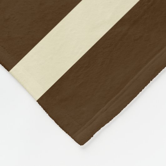 Chocolade Moose Cafe Fleece Deken (Hoek)