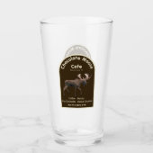 Chocolade Moose Cafe Glas (Voorkant)