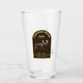 Chocolade Moose Cafe Glas (Voorkant)