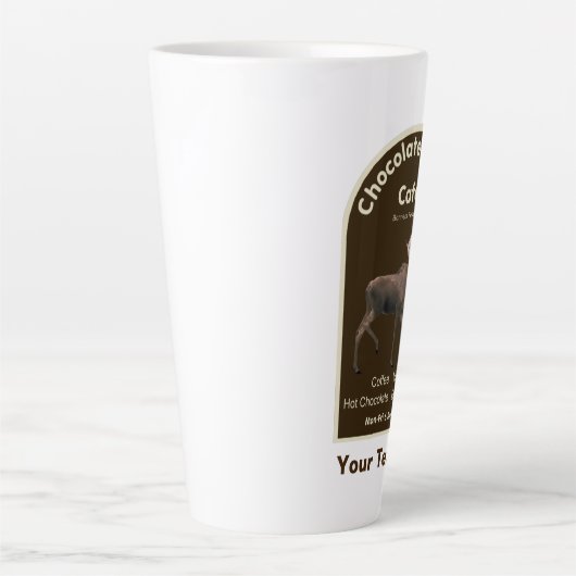 Chocolade Moose Cafe Latte Mok (Voorkant)