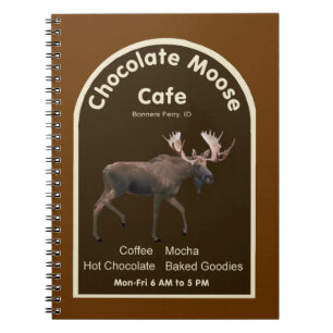 Chocolade Moose Cafe Notitieboek