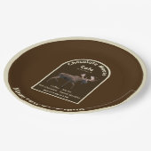 Chocolade Moose Cafe Papieren Bordje (Gekanteld)