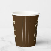 Chocolade Moose Cafe Papieren Cups Bekers (Rechts)