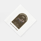 Chocolade Moose Cafe Servet (Hoek)