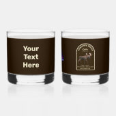 Chocolade Moose Cafe Whisky Glas (Achterkant)