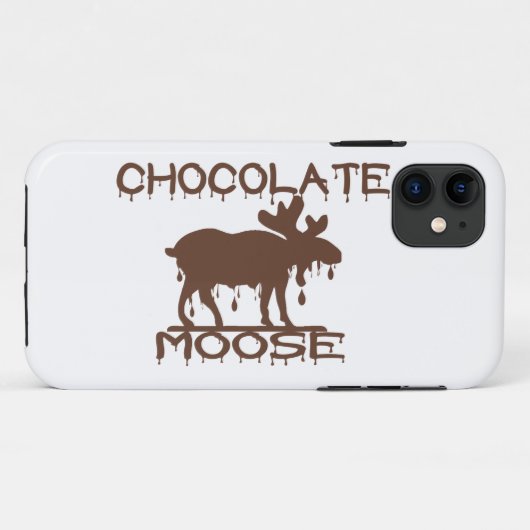 Chocolade Moose Case-Mate iPhone Case (Achterkant (horizontaal))