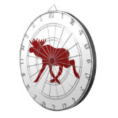 Chocolade Moose Dartbord (Voorkant Rechts)