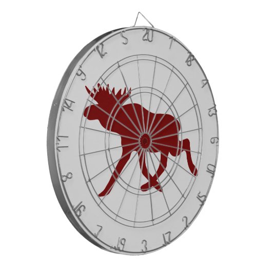 Chocolade Moose Dartbord (Voorkant Links)