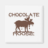 Chocolade Moose Magneet (Voorkant)