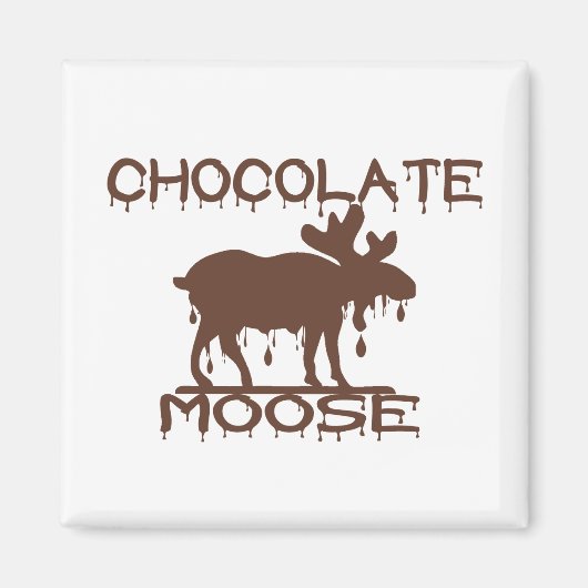 Chocolade Moose Magneet (Voorkant)
