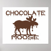 Chocolade Moose Poster (Voorkant)
