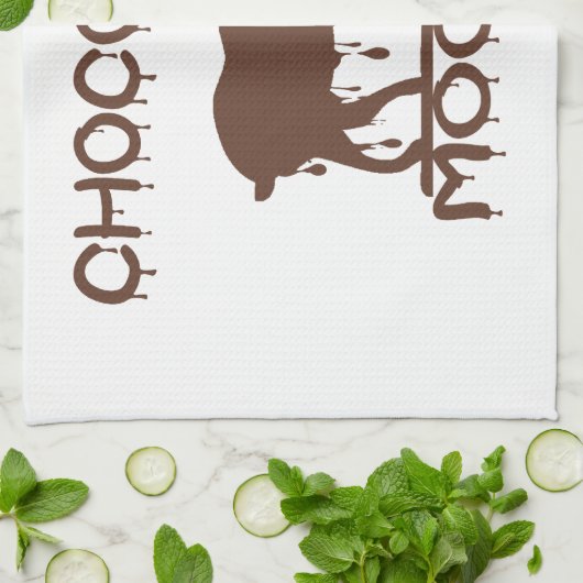 Chocolade Moose Theedoek (Gevouwen)