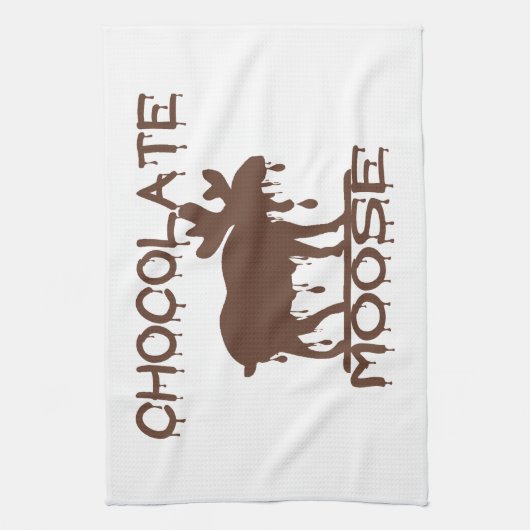 Chocolade Moose Theedoek (Verticaal)