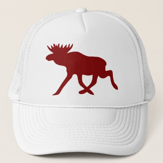 Chocolade Moose Trucker Pet (Voorkant)