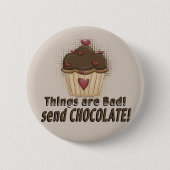 Chocolade Muffin Button (Voorkant)