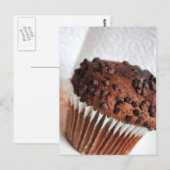 Chocolade Muffin Post Card Briefkaart (Voorkant / Achterkant)