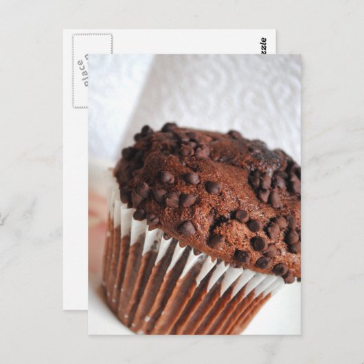 Chocolade Muffin Post Card Briefkaart (Voorkant / Achterkant)