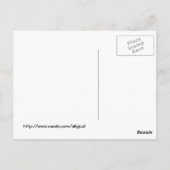 Chocolade Muffin Post Card Briefkaart (Achterkant)