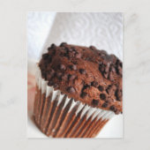 Chocolade Muffin Post Card Briefkaart (Voorkant)