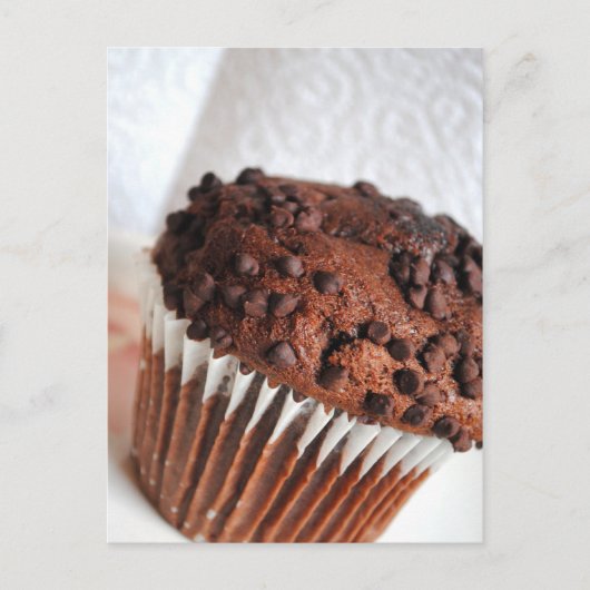 Chocolade Muffin Post Card Briefkaart (Voorkant)