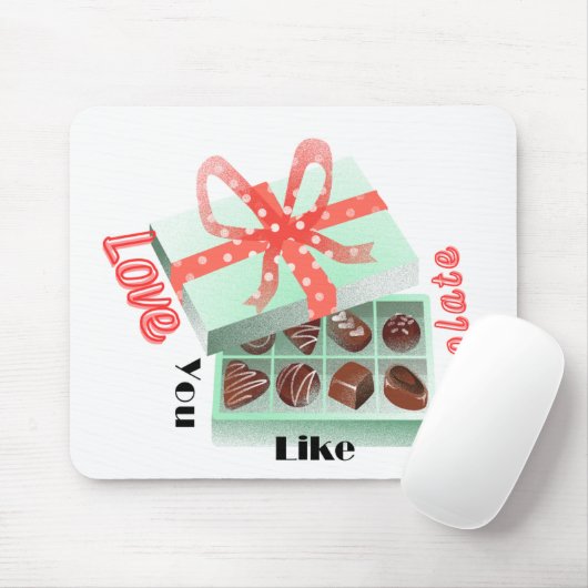 Chocolade muismat (Met muis)